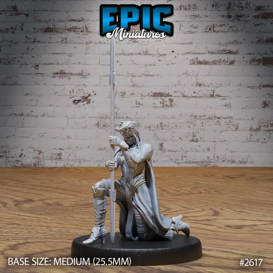 Wraith Female Kneeling - 2 Variations (Medium) - Image 3