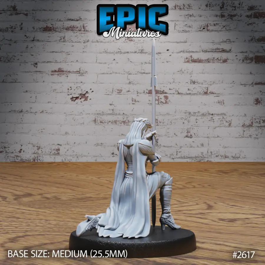 Wraith Female Kneeling - 2 Variations (Medium) - Image 4