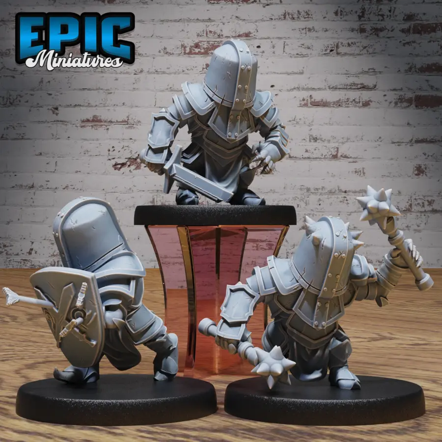 Halfling Juggernaut Sword / Halfling Juggernaut Shield / Halfling Juggernaut Clubs Set