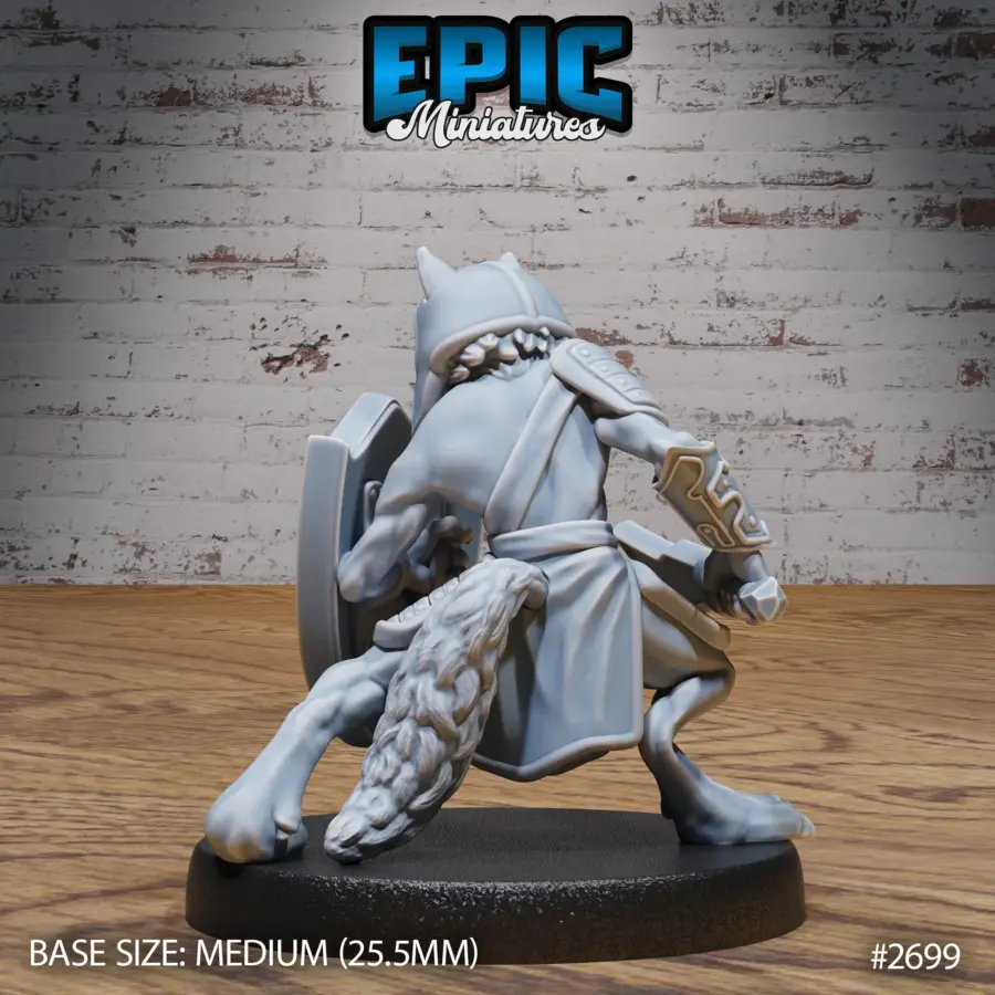 Fox Folk Tribe Warrior (Medium) - Image 2