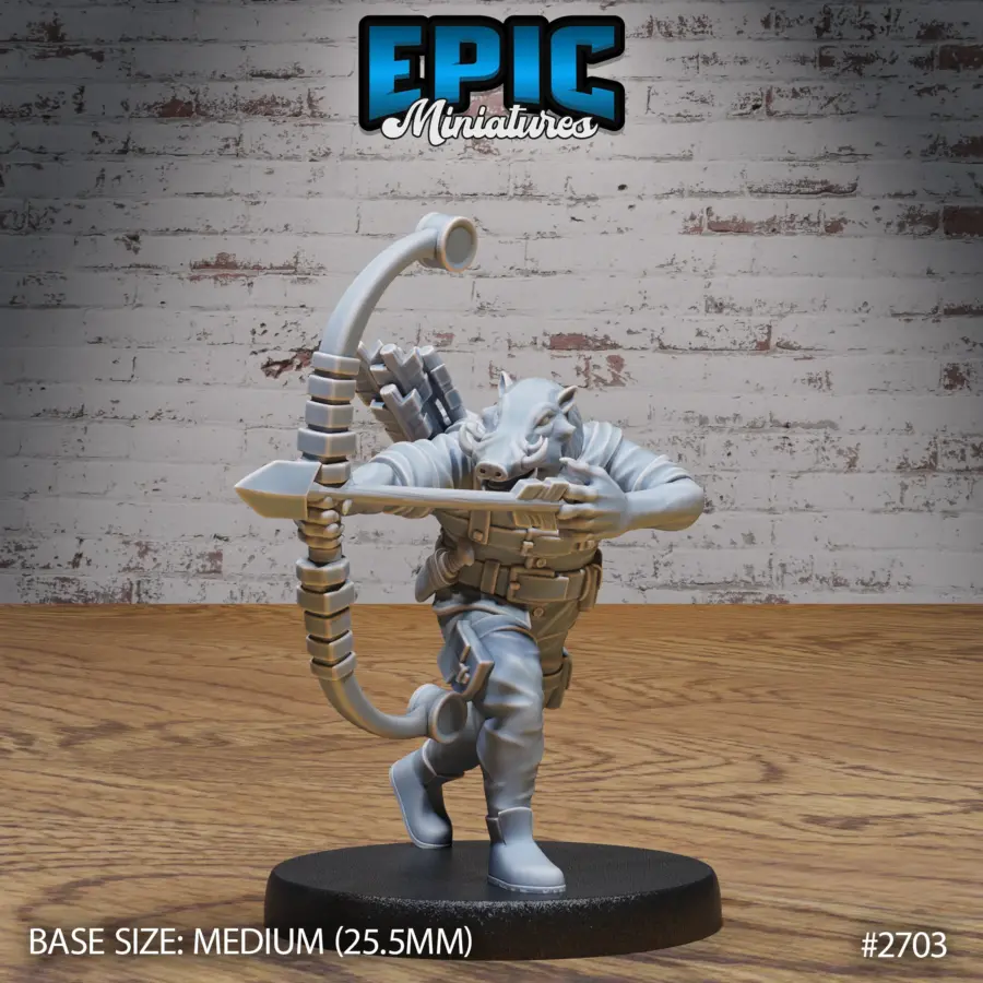 Warthog Folk Tribe Archer (Medium)