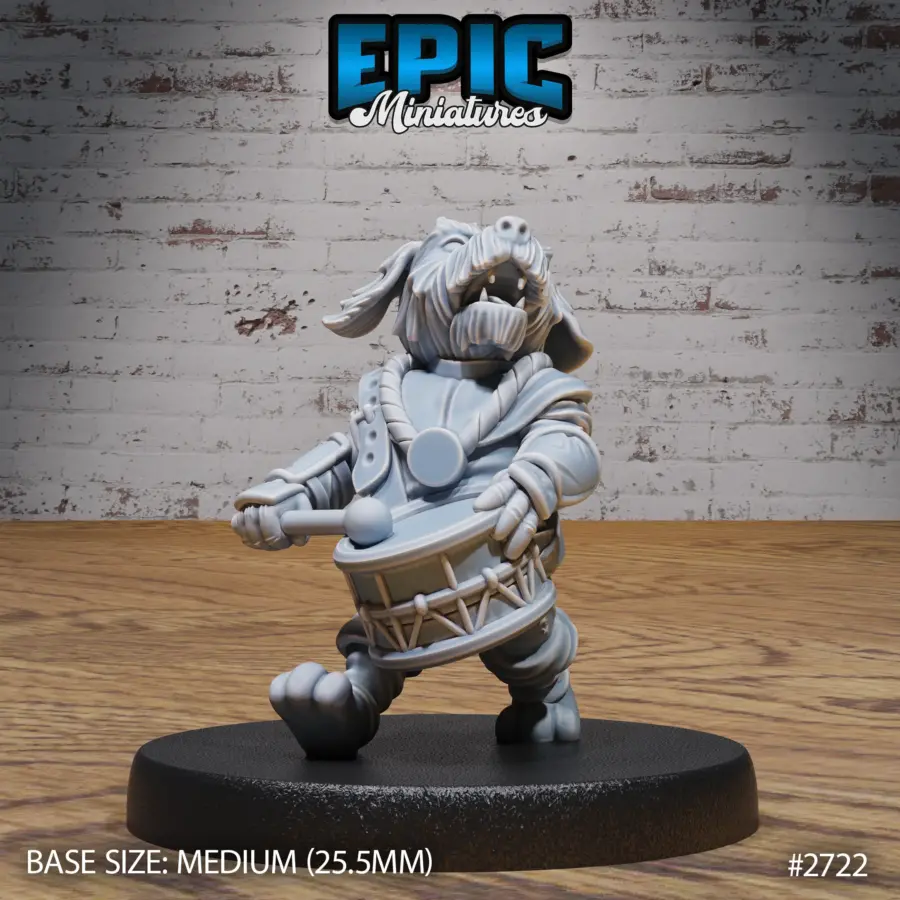 Dog Folk Tribe Bard (Medium)