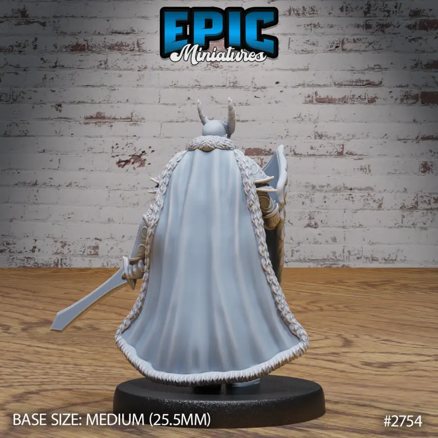 Frost Tiefling Paladin (Medium) - Image 2