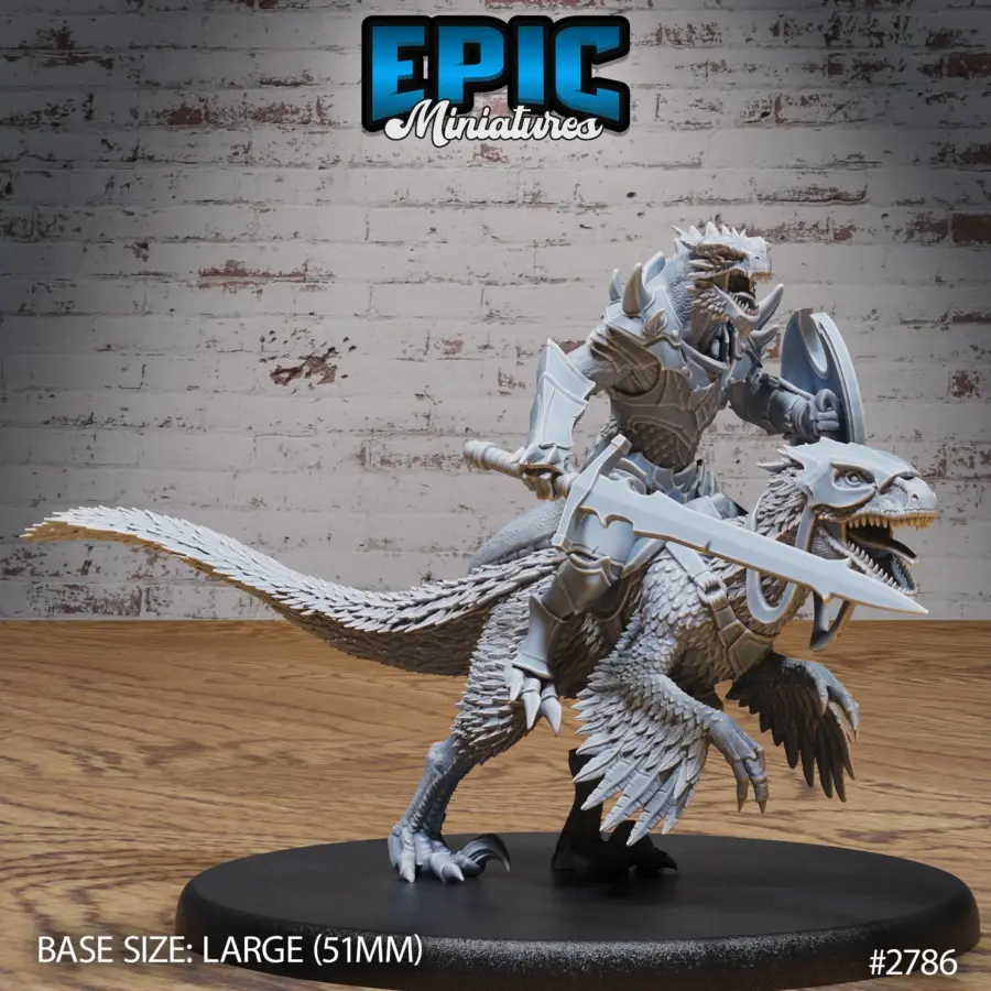 Dragonborn Warrior / Dragonborn Warrior Attack / Dragonborn Raptor Rider Set - Image 4