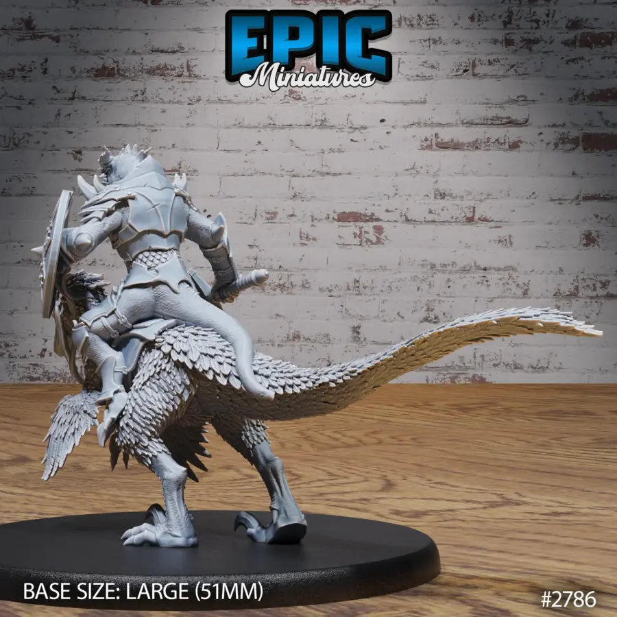 Dragonborn Warrior / Dragonborn Warrior Attack / Dragonborn Raptor Rider Set - Image 10