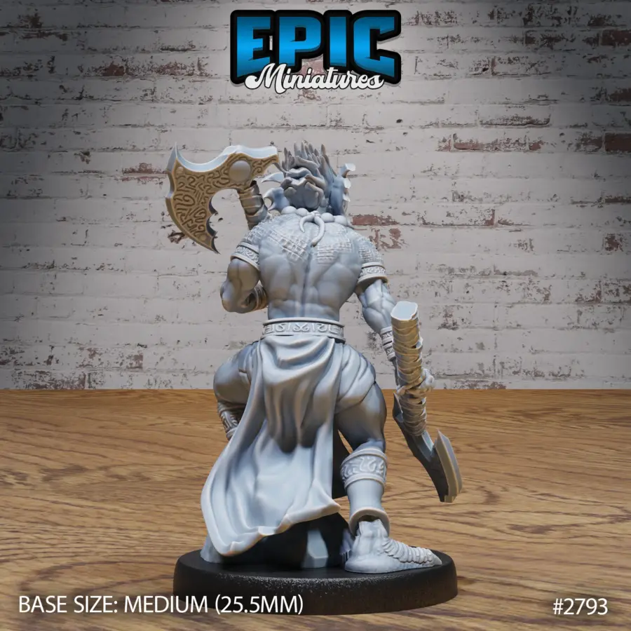 Dragon Kobold Axes- 2 Variations (Medium) - Image 2