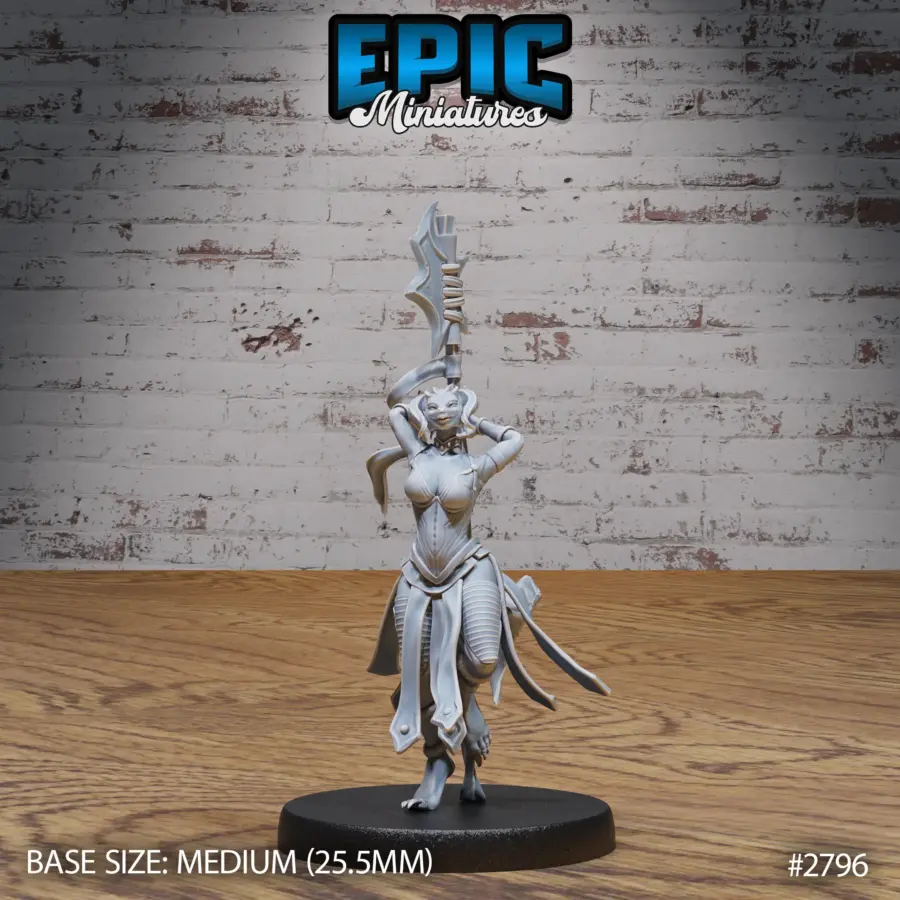 Lizard Folk Brood Guard Lance (Medium)