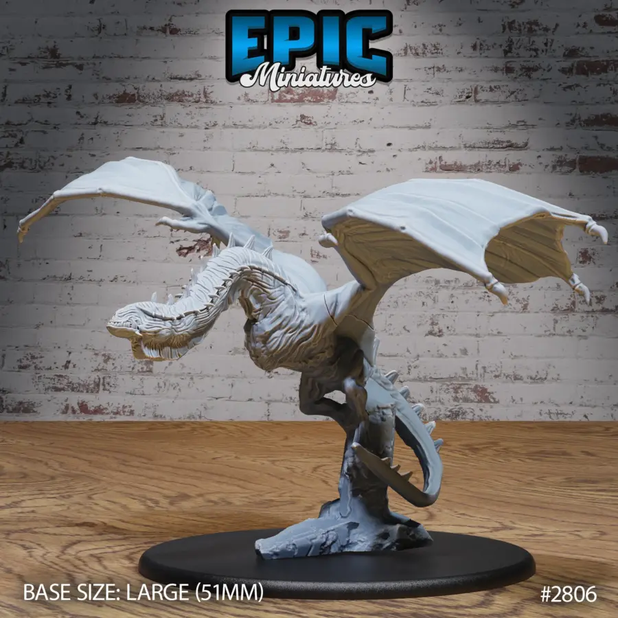 Cave Wyvern Flying Mount - 2 Variations (Large)