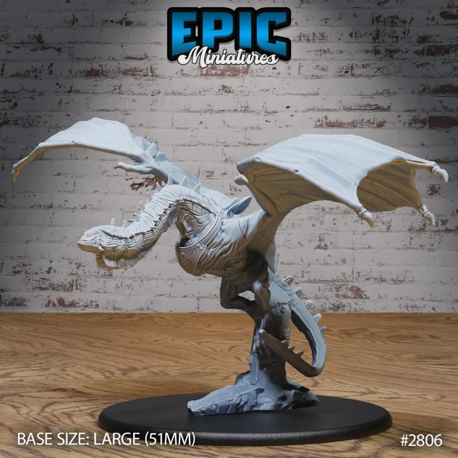 Cave Wyvern Flying Mount - 2 Variations (Large) - Image 3
