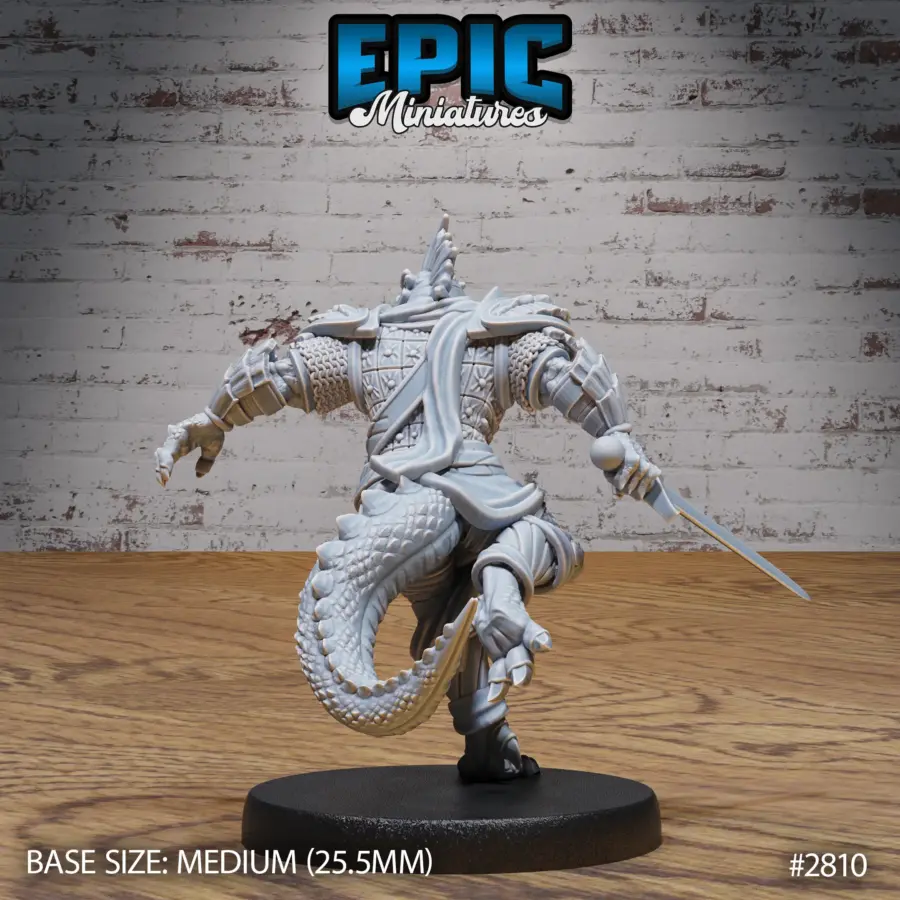 Lizardman Tribe Warrior (Medium) - Image 2