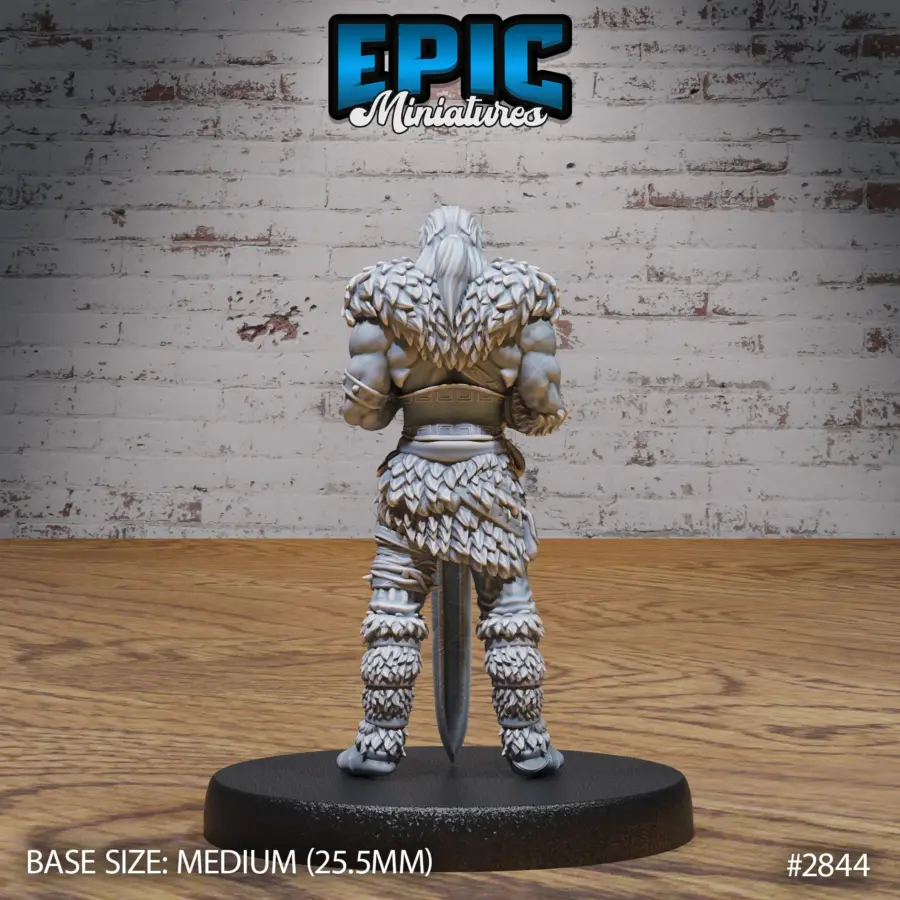 Barbarian Viking Warrior Standing (Medium) - Image 2