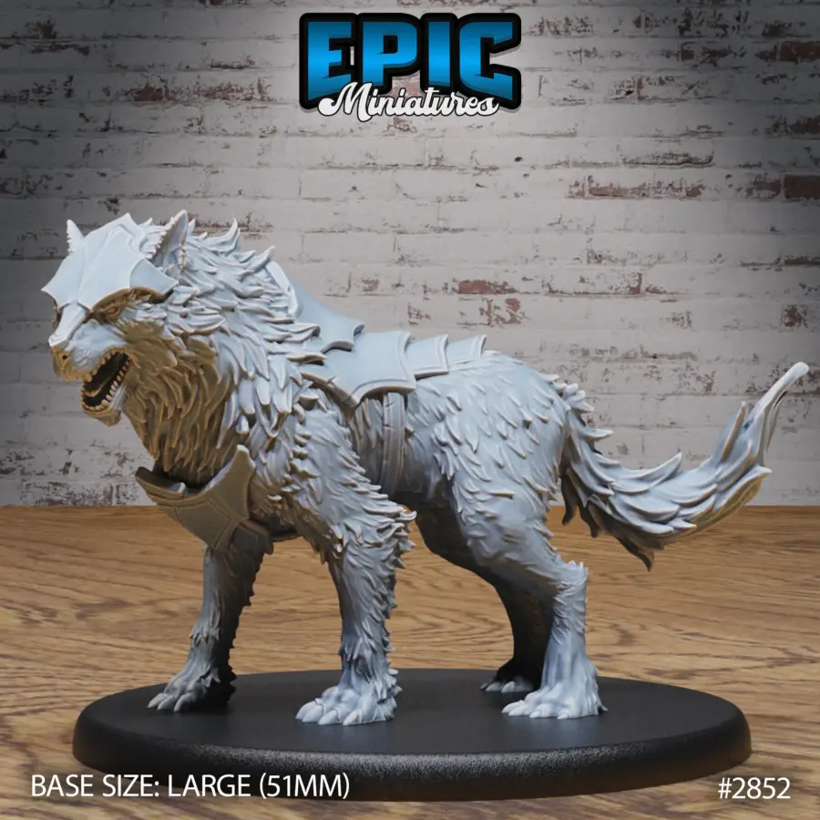 Fenrir Wolf Armored (Large)