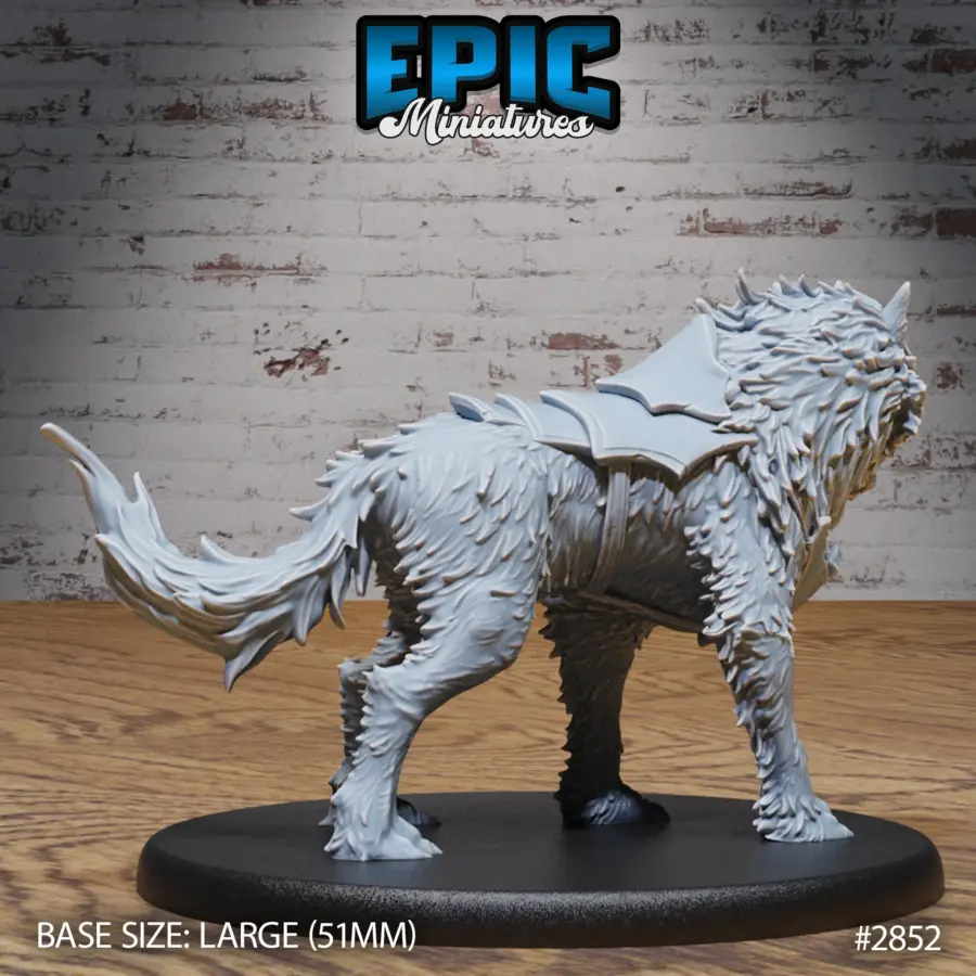 Fenrir Wolf Armored (Large) - Image 2