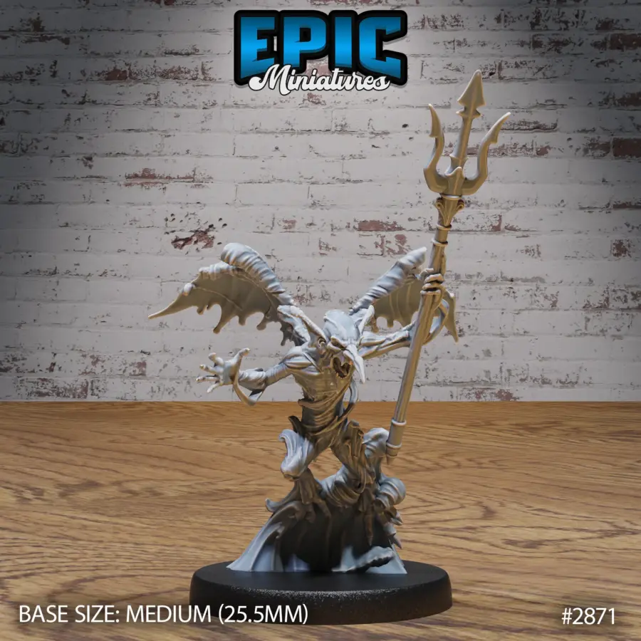 Water Mephit Trident (Medium)