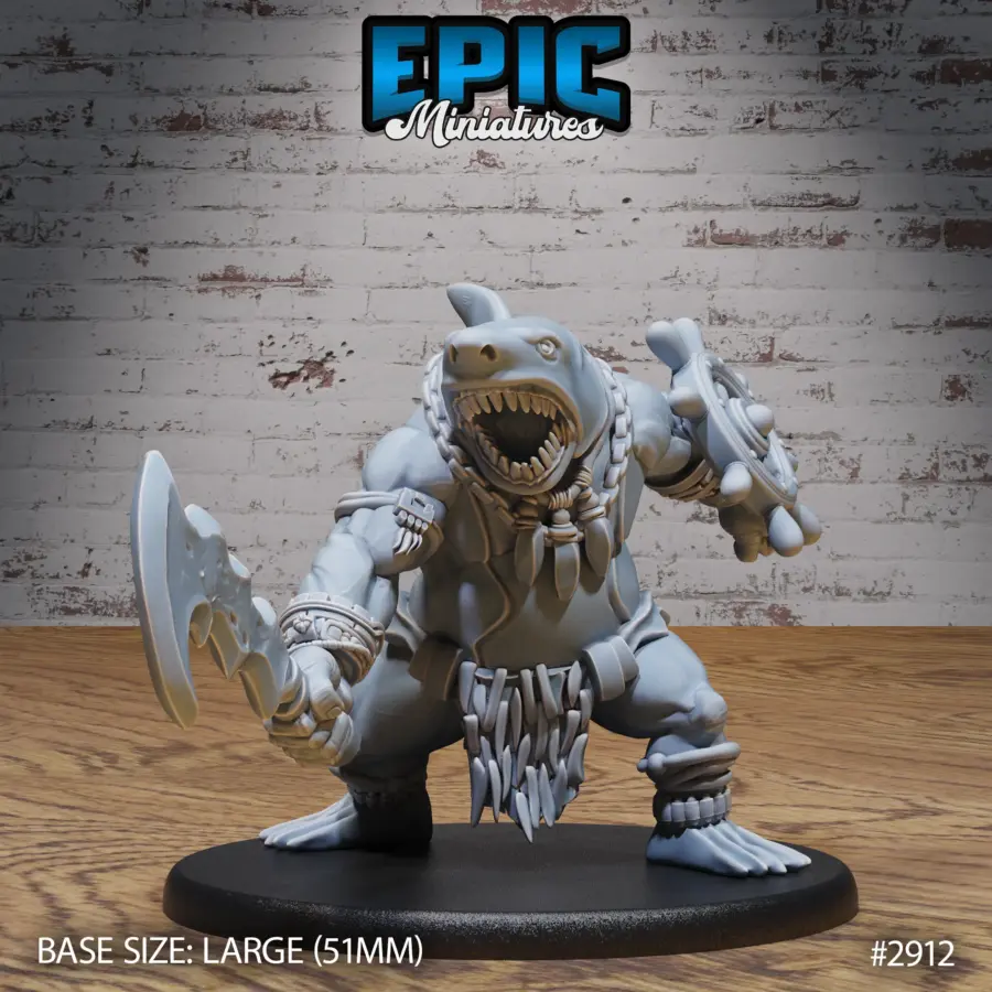 Shark Folk Brute Attack (Large)