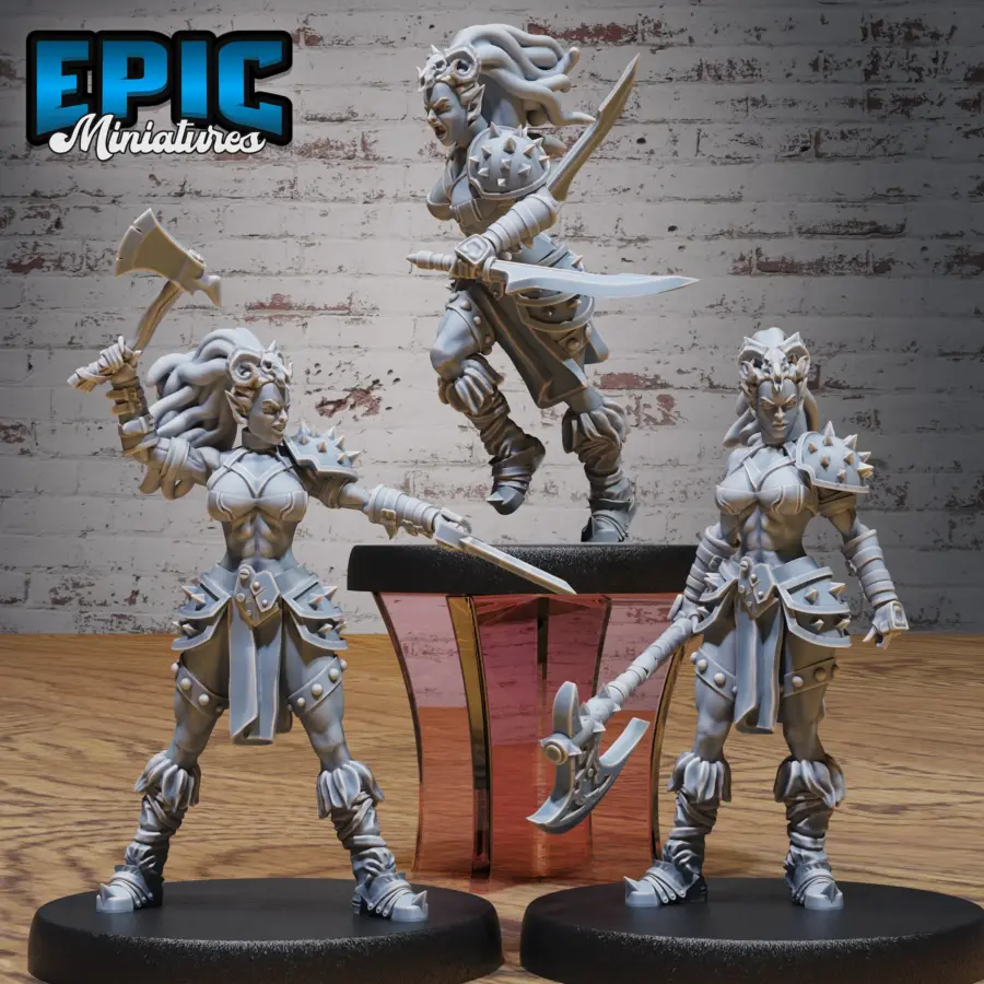Dark Elf Barbarian Set