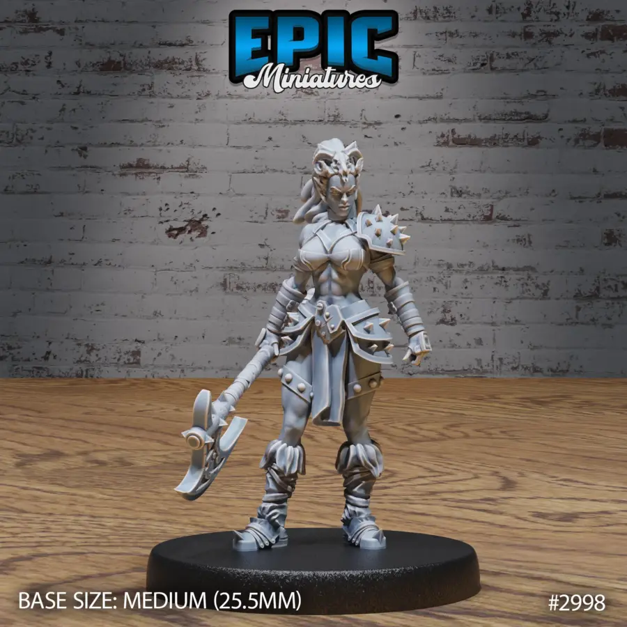 Dark Elf Barbarian (Medium)