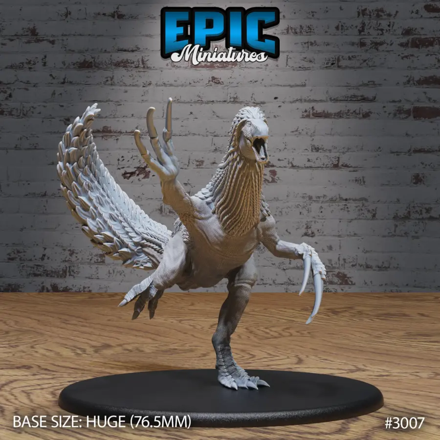 Therizinosaurus Attacking (Huge)
