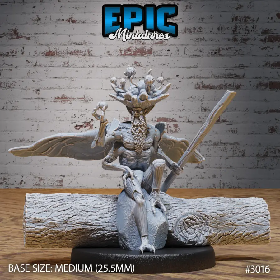 Ancient Spore Druid Sitting (Medium)