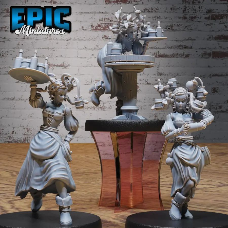 Gorgon Waitress Set