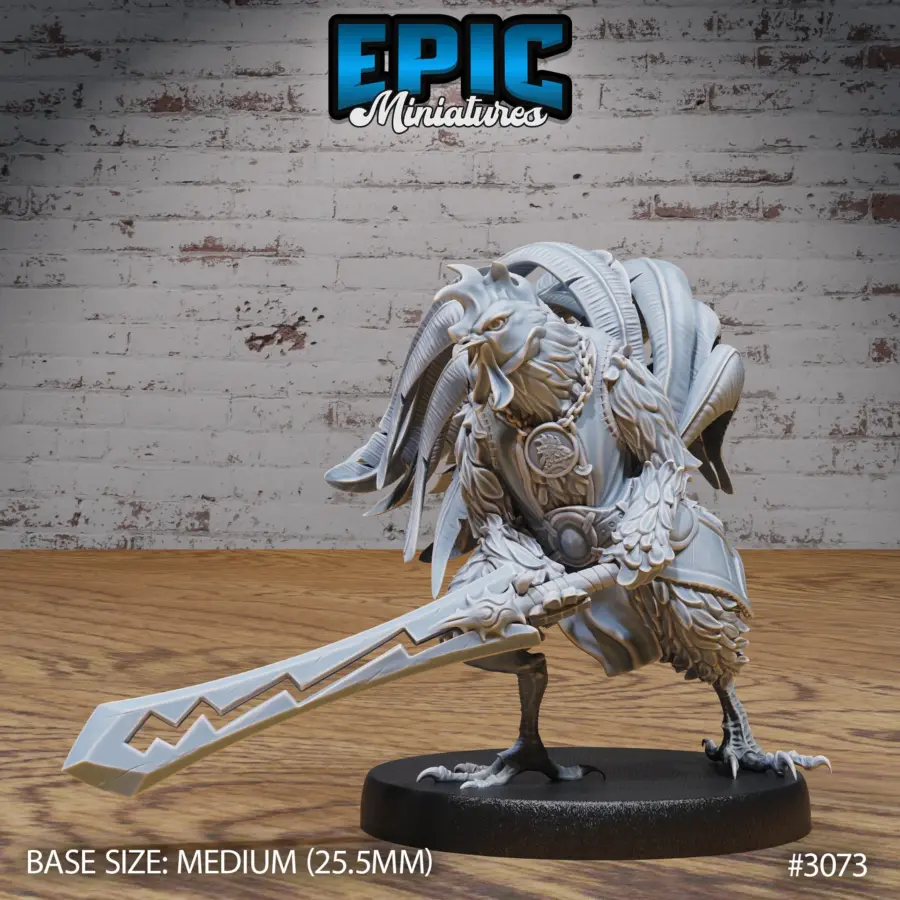 Rooster Warrior Sword Attack (Medium)