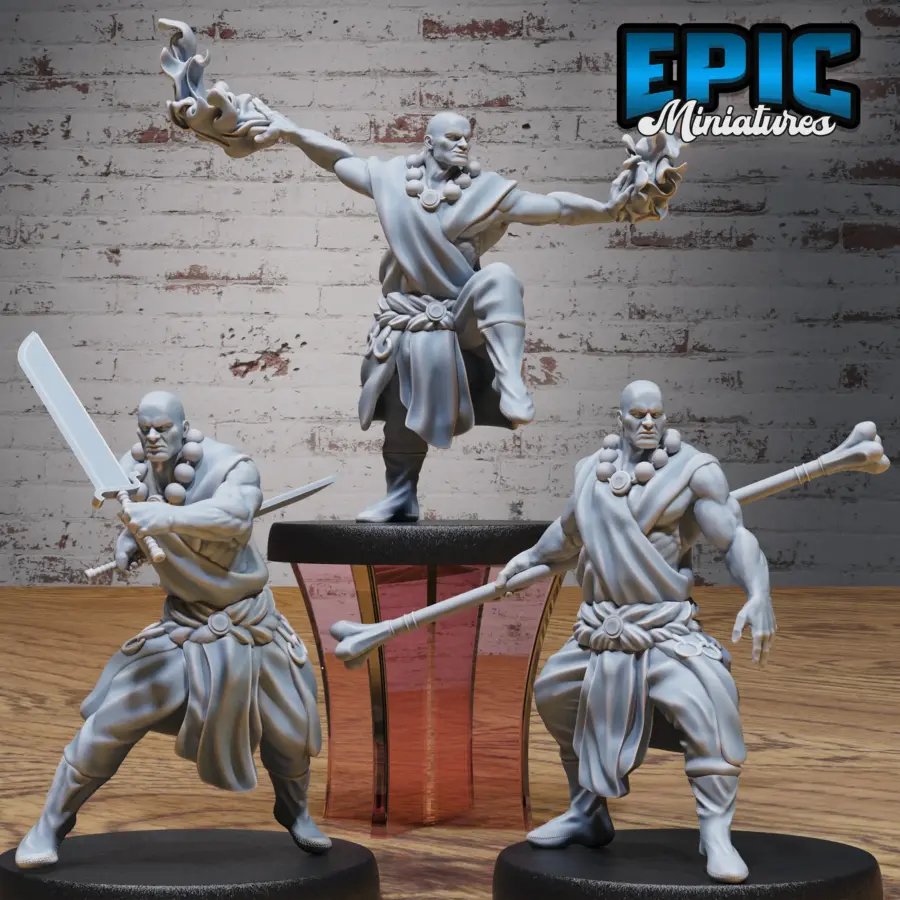Monk Player Character Set
