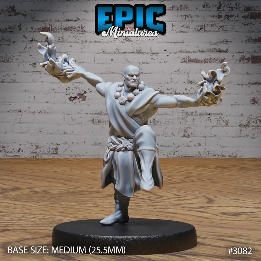 Monk Player Character Magic (Medium)
