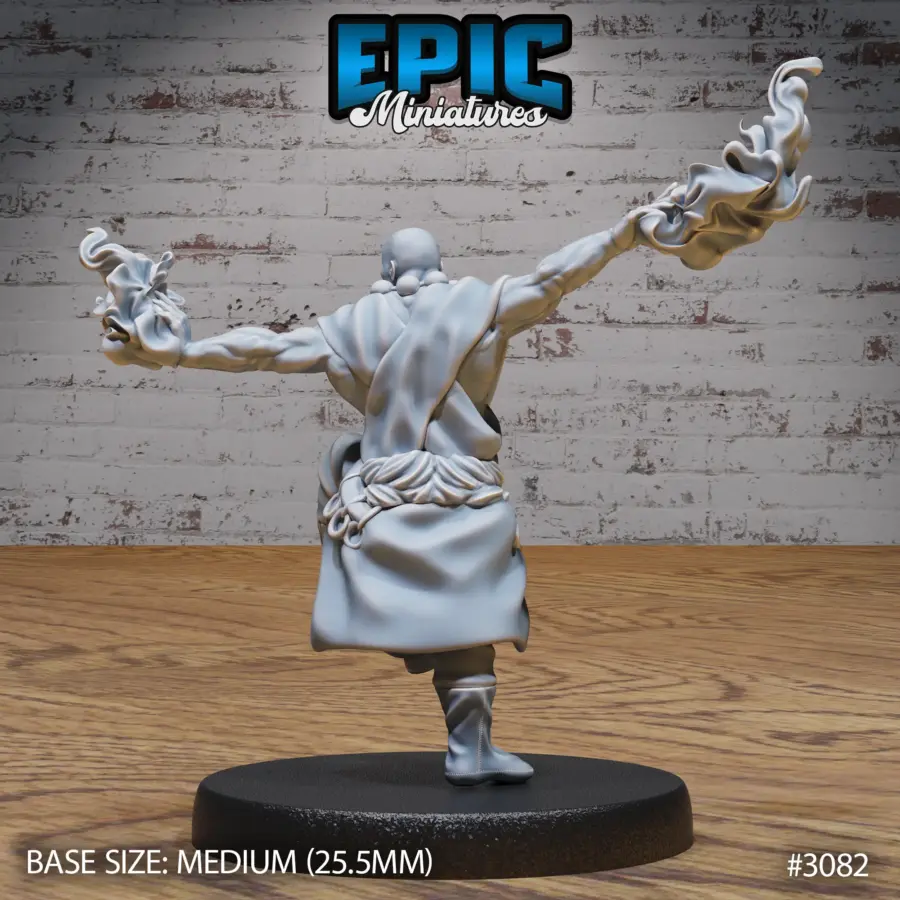 Monk Player Character Magic (Medium) - Image 2