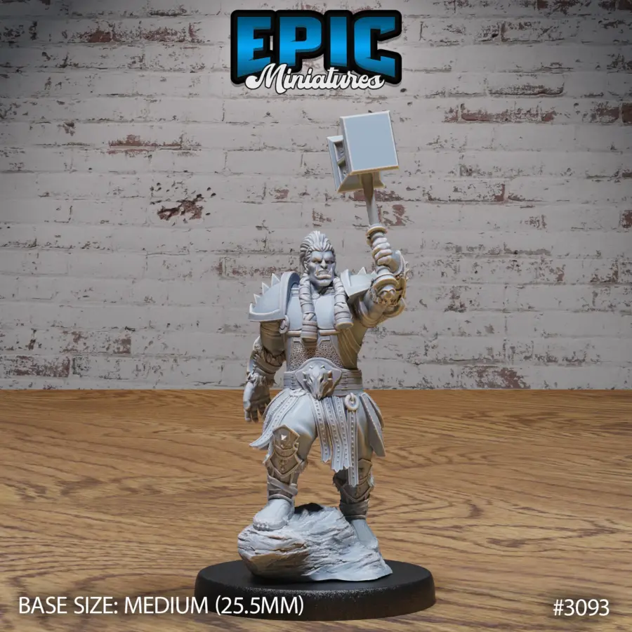 Orc Paladin Player Character (Medium)
