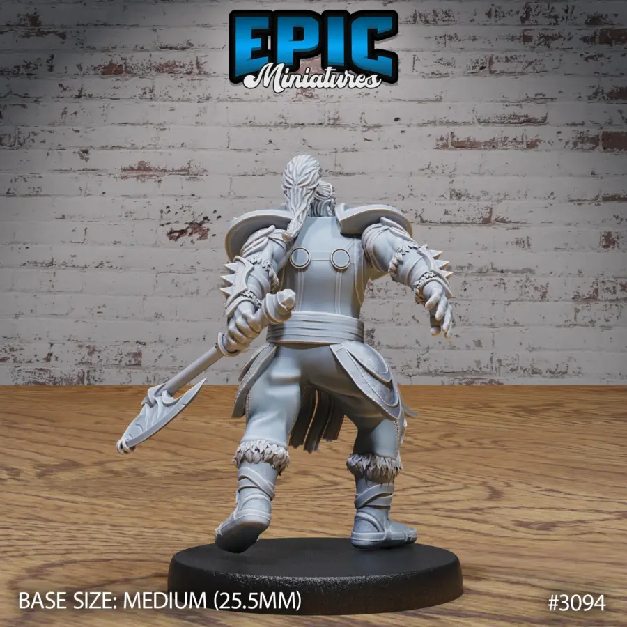 Orc Paladin Player Character Axe (Medium) - Image 2