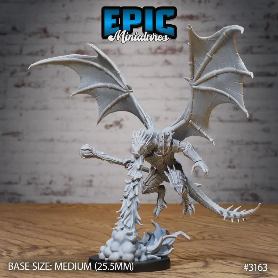 Winged Half Dragon Firebreath (Medium) - Image 3