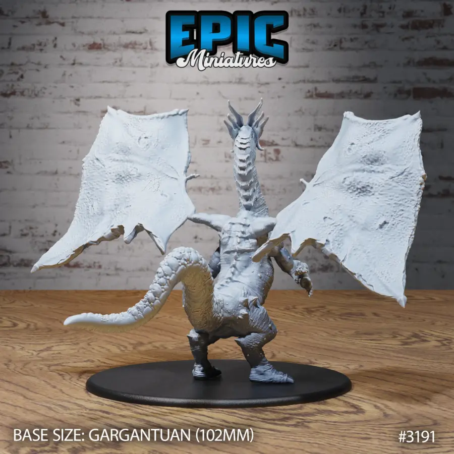 Shadow Dragon Standing (Gargantuan) - Image 2