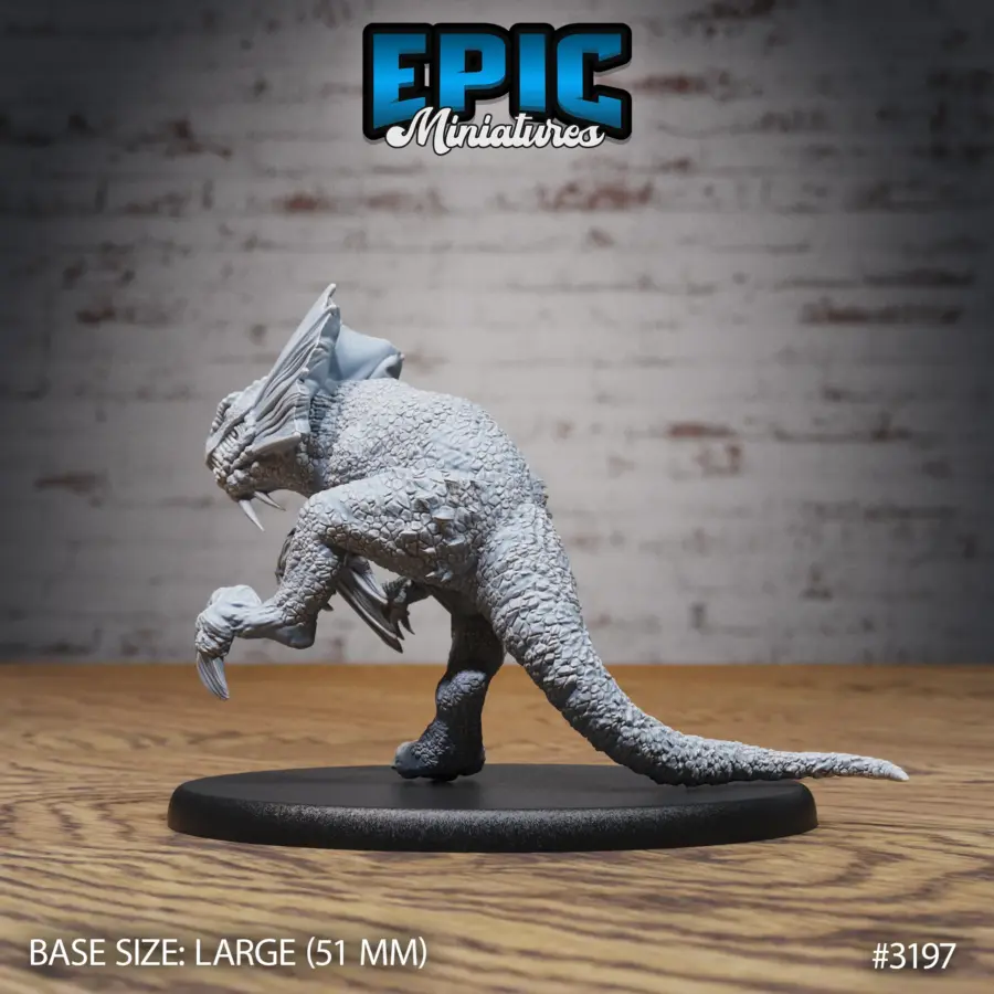 Bipedal Drake Attacking (Large) - Image 2