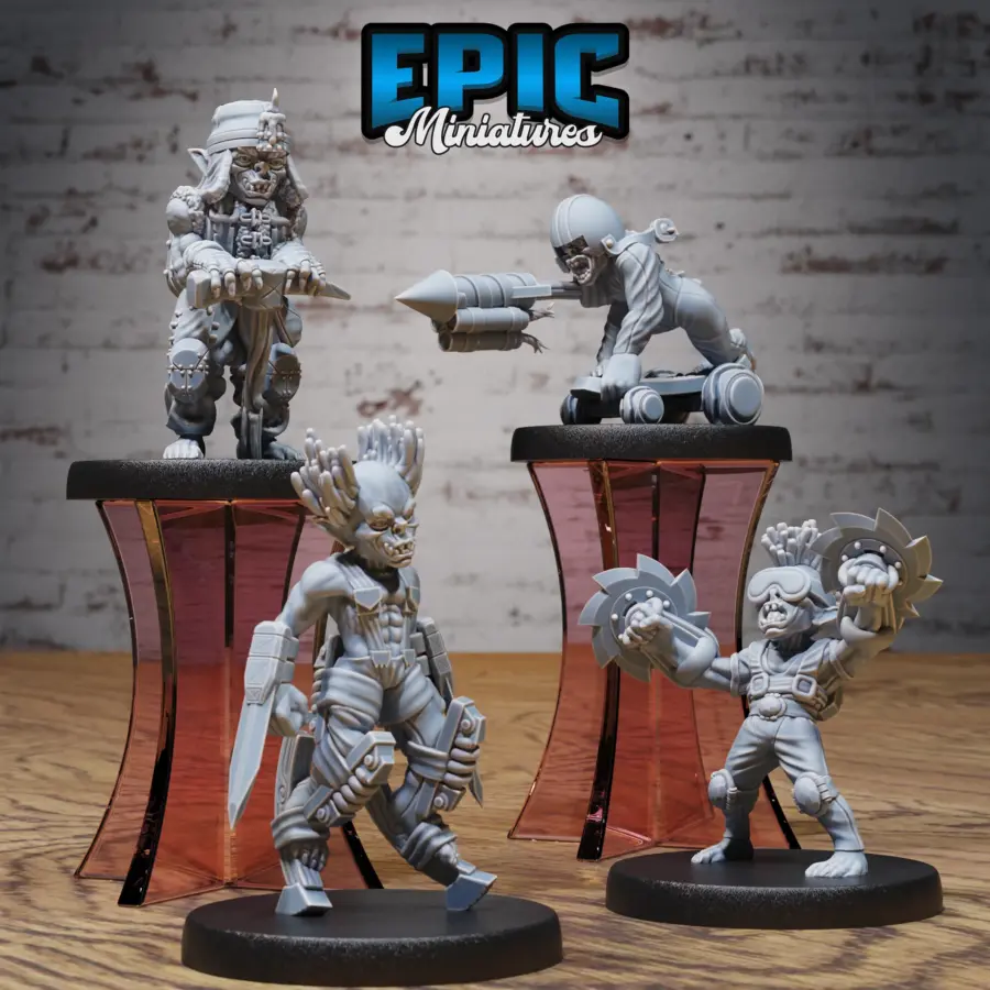 Steam Goblin Jumping Boots / Steam Goblin Miner / Steam Goblin Saw Claws / Steam Goblin Rocket Skater Set