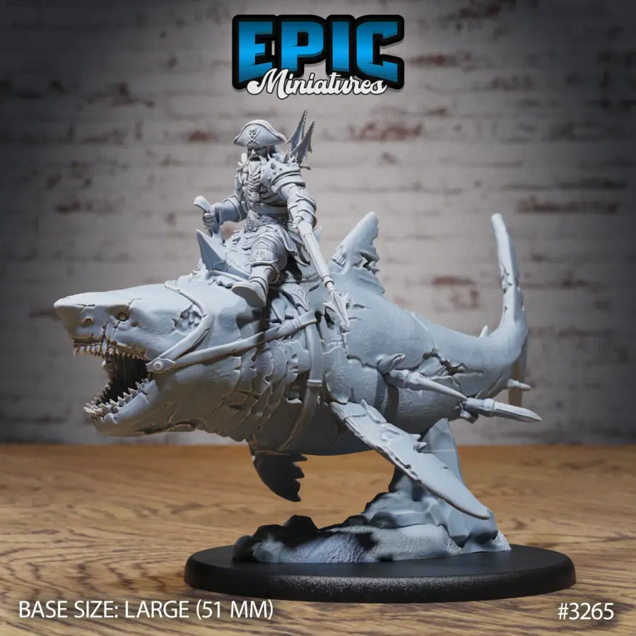 Cursed Captain Shark Mount (Large)