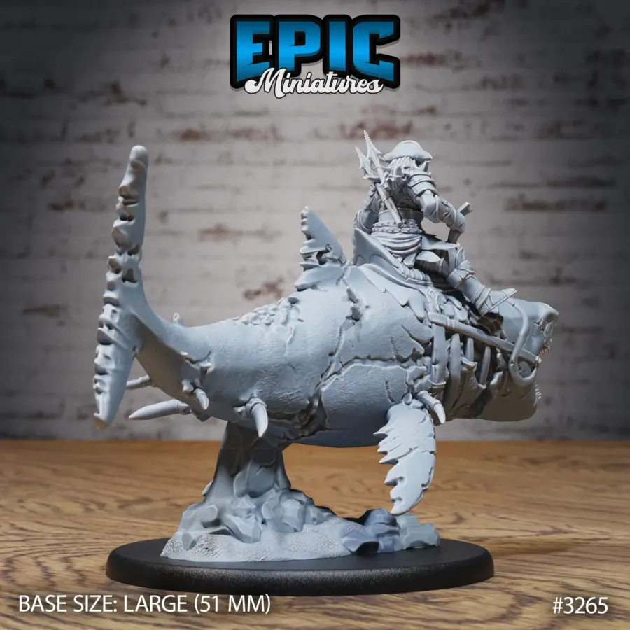 Cursed Captain Shark Mount (Large) - Image 2