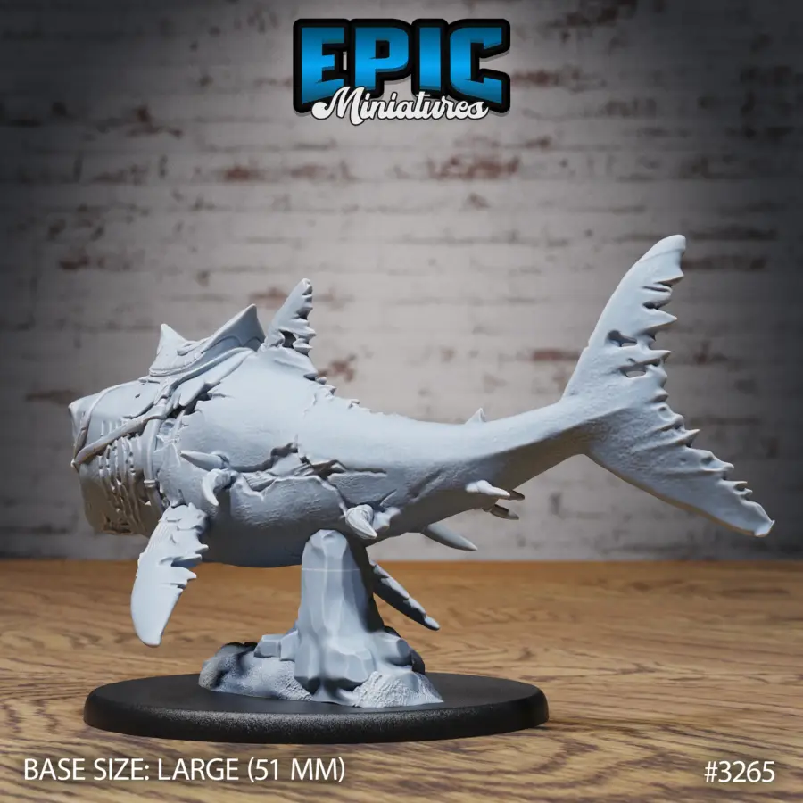 Cursed Captain Shark Mount (Large) - Image 4