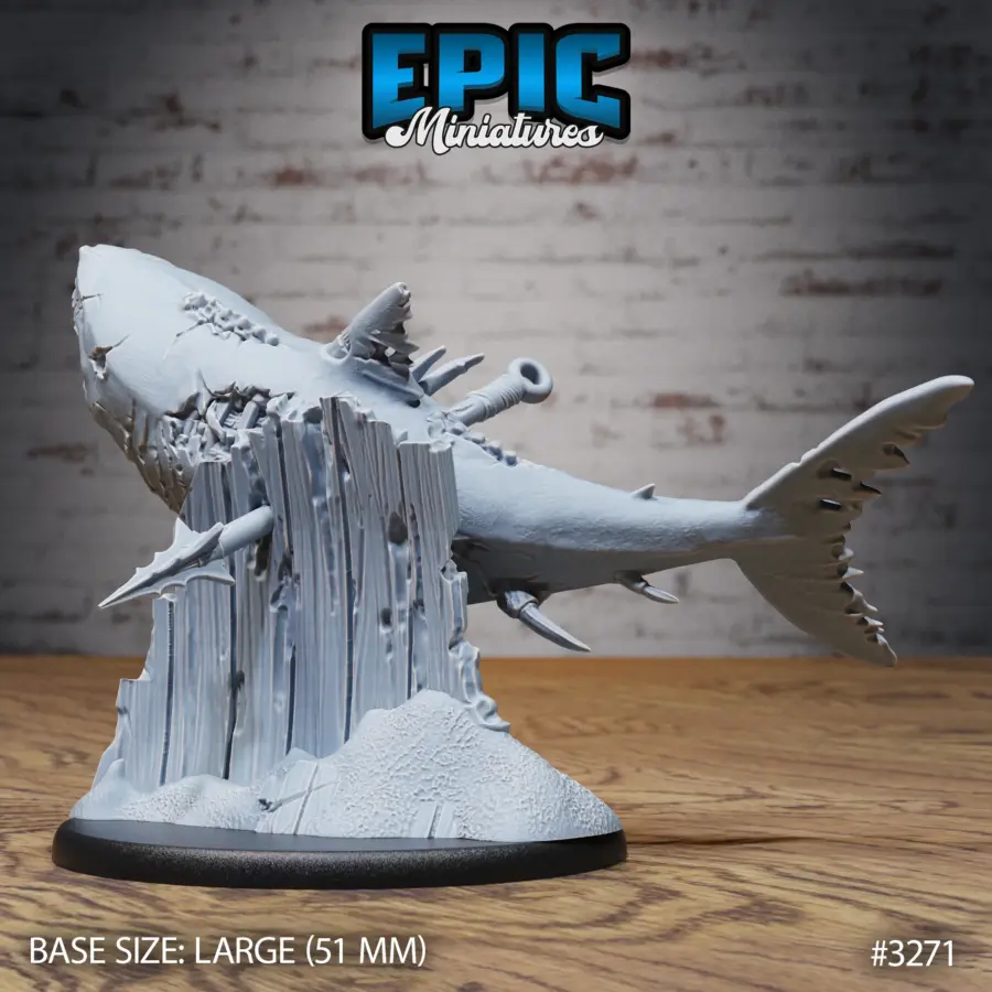 Zombie Shark Wounded (Large) - Image 2