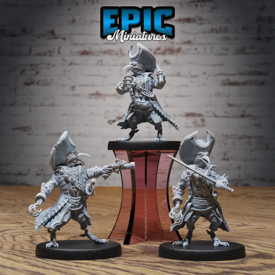 Crow Folk Pirate Set