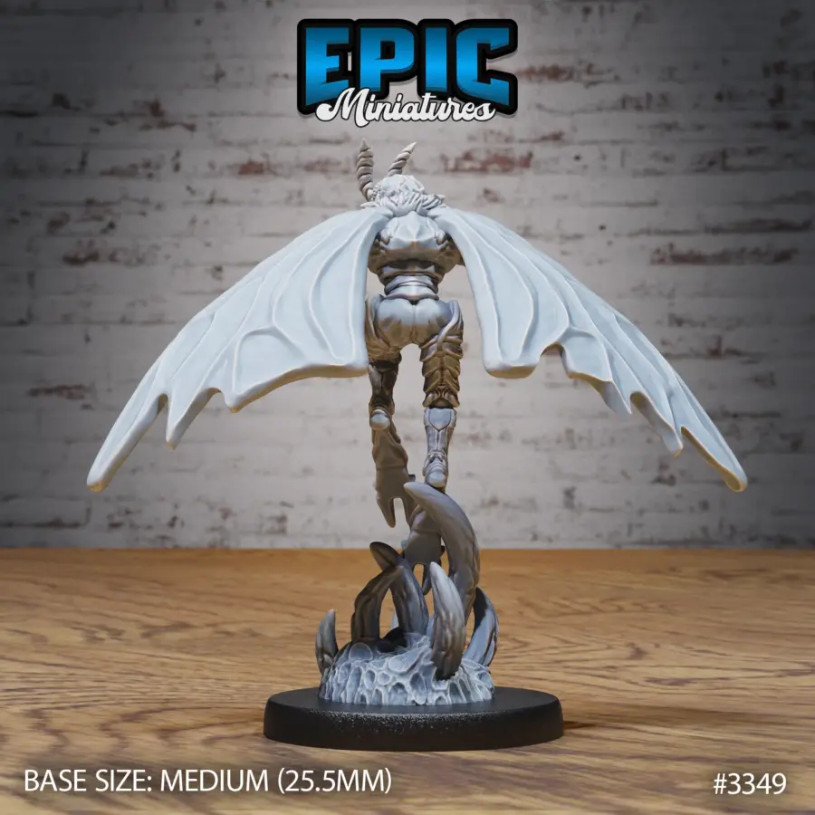 Moth Folk Warrior Flying (Medium) - Image 2