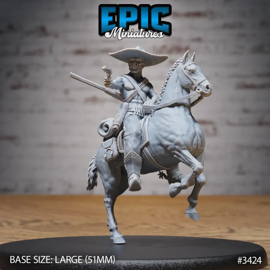 Wild West Bandit Rider (Large)
