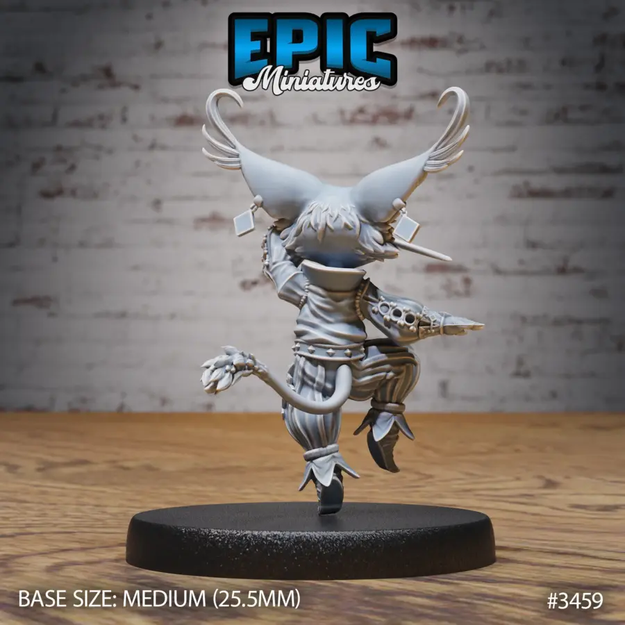 Gallant Cat Parrying (Medium) - Image 2