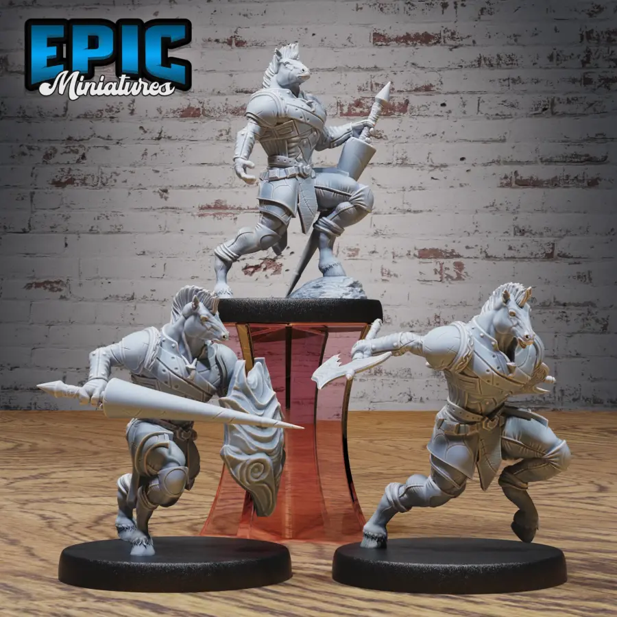 Horse Folk Knight Set