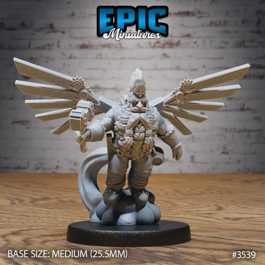 Cannon Dwarf Flying (Medium)