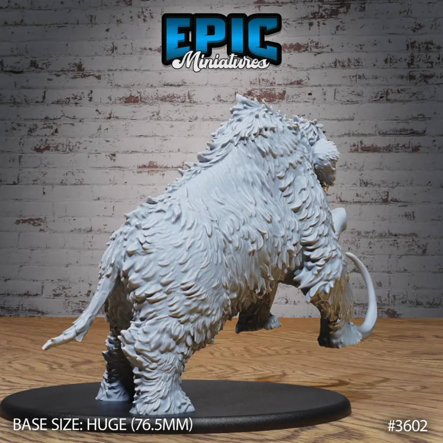 Mammoth Attacking (Huge) - Image 2