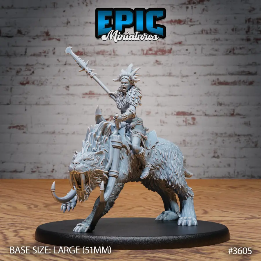 Barbarian Tribe Female Rider (Large)