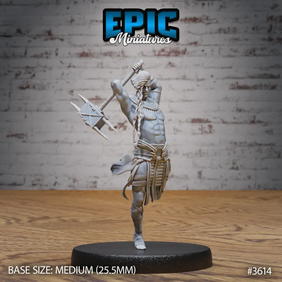 Cave Elf Barbarian Attack (Medium)