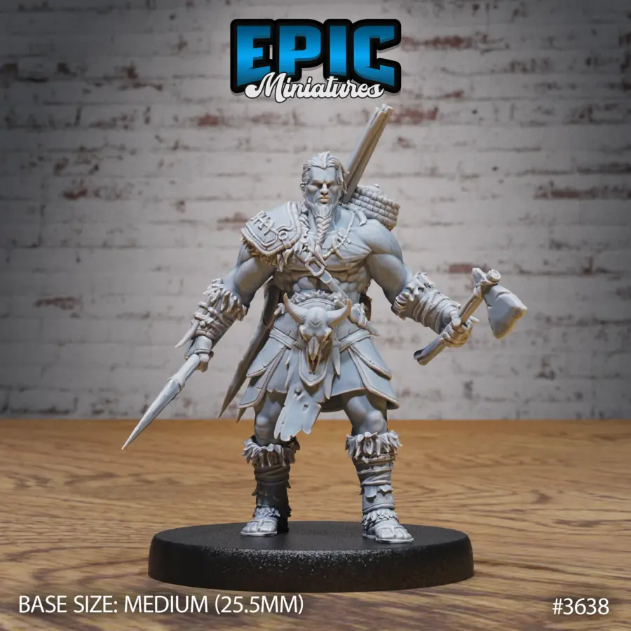 Barbarian Tribe Male Hunting (Medium)
