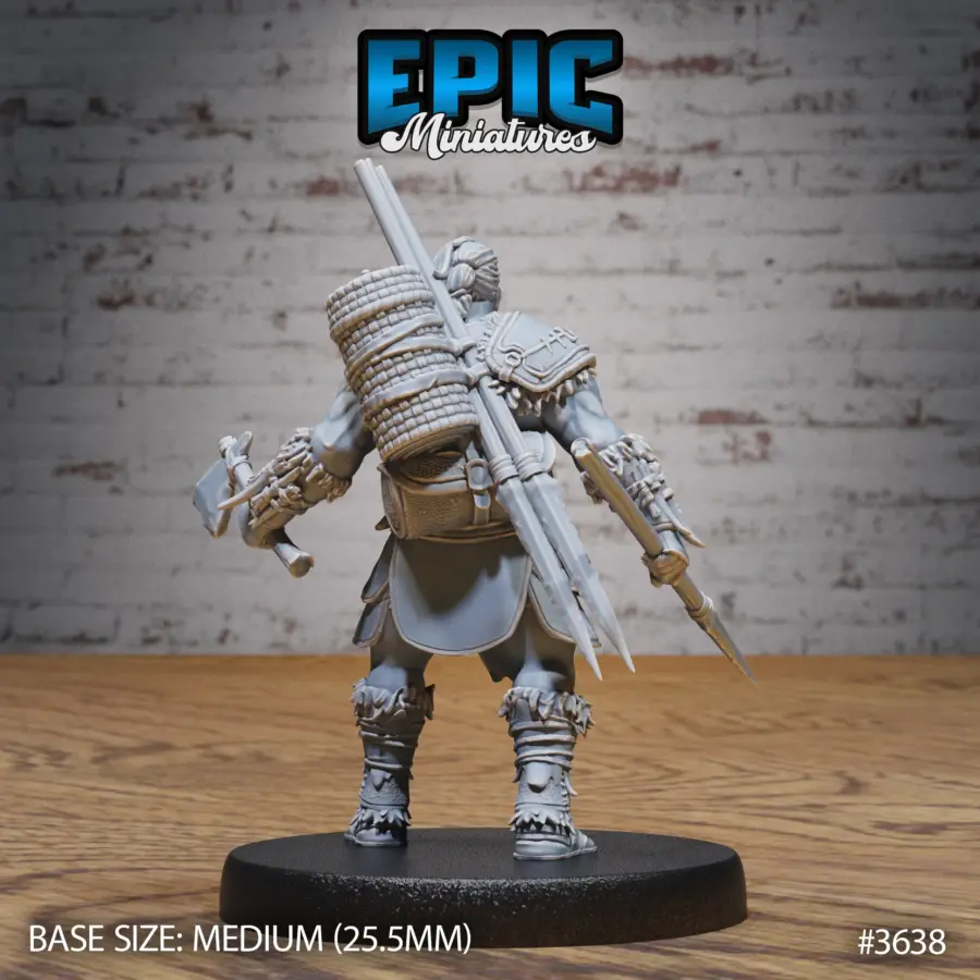 Barbarian Tribe Male Hunting (Medium) - Image 2