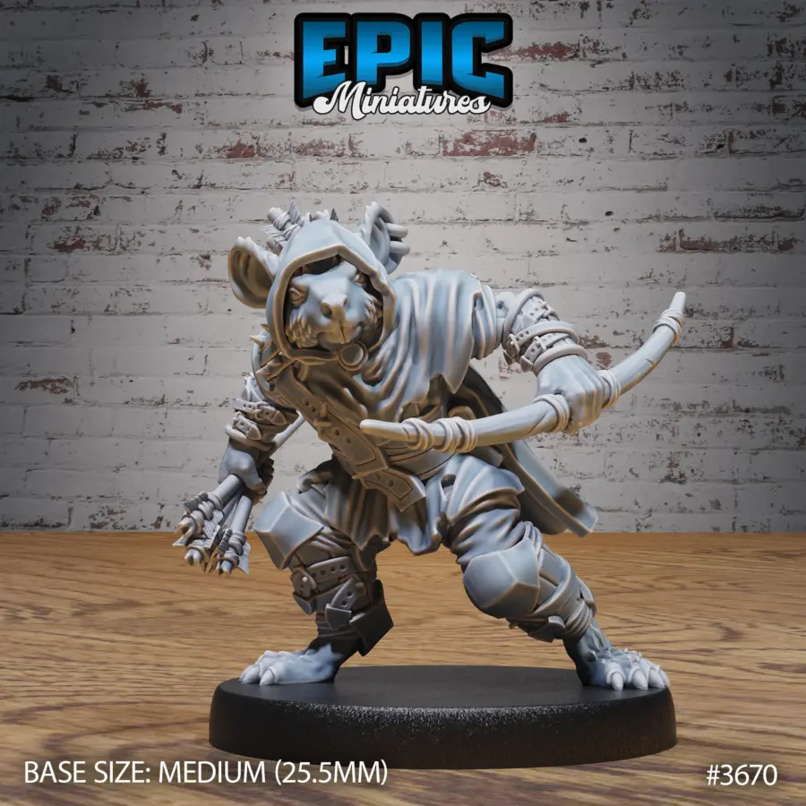 Mice Folk Raider Archer (Medium)